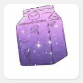 夢の風景、ミルク箱の中の銀河系 スクエアシール (正面)