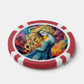 夢の風景 – 超鮮やかリアルポートレートアート ポーカーチップ (シングル)