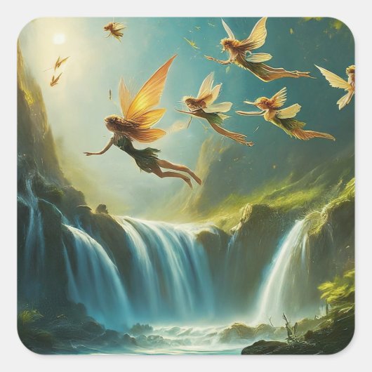 夢の飛行場所 スクエアシール (正面)