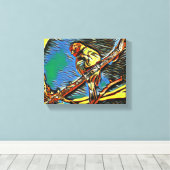 夢の飛行：鳥の動き キャンバスプリント (インサイチュ (ウッドフロア))