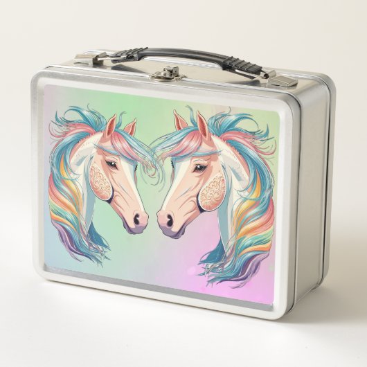 夢の馬 メタルランチボックス (正面)