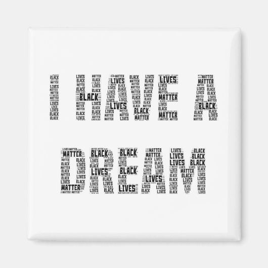 夢の黒人生活の問題を抱えている マグネット (正面)