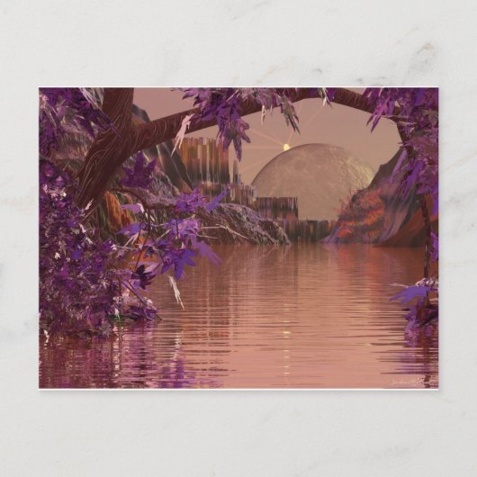 夢の3dアートの閾値 ポストカード (正面)