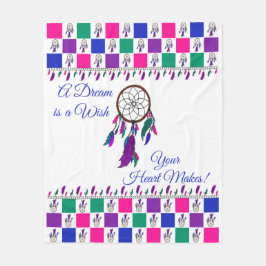 夢はあなたのハートが作る願いです! フリースBanket フリースブランケット