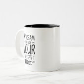 夢はあなたのハートが-シンデレラを作る願いです ツートーンマグカップ (正面左)