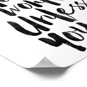 夢は働かないと働かない ポスター (角)