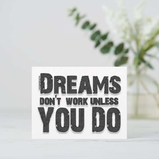 夢は働きません ポストカード (スタンド正面)