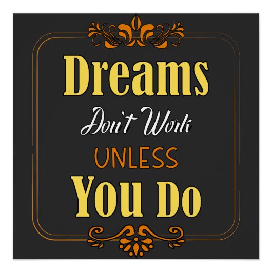 夢は叶わない限り ポスター (正面)