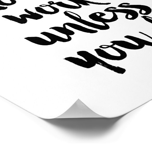 夢は叶わない限り ポスター (角)