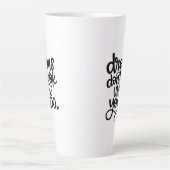 夢は君が働かない…ラテマグカップ カフェラテマグ (正面)