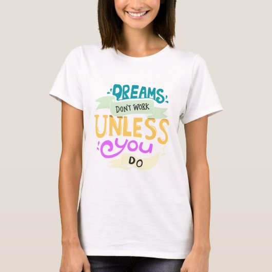 夢は引用文 Tシャツ (正面)