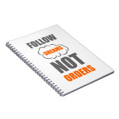 夢は後を追命令しない ノートブック (右側)