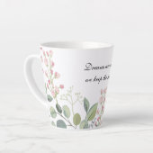 夢は我々の保魔法 カフェラテマグ (左アングル)