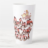 夢は本当になる カフェラテマグ (正面)