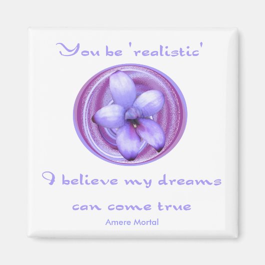 夢は本当に来ありる マグネット (正面)