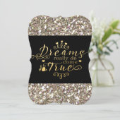 夢は本当に真の来金ゴールドグリッター招待状 招待状 (スタンド正面)