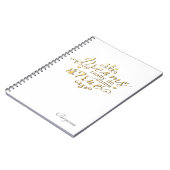 夢は本当に真の来金ゴールドノートジャーナルを行う ノートブック (左側)