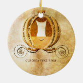 夢は本当に真の来金ゴールドプリンセスオーナメント セラミックオーナメント (裏面)