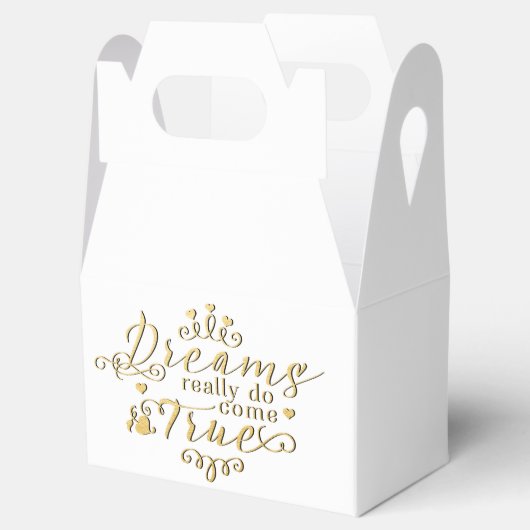 夢は本当に真の来金ゴールド型の好意ボックスを行う フェイバーボックス (オープン)