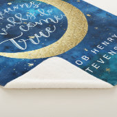 夢は本当に真来の月と星のベビー名を行う シェルパブランケット (3/4)