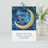 夢は本当に真来の月星の赤ちゃんシャワー サンキューカード (スタンド正面)