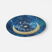夢は本当に真来の月星の赤ちゃんシャワー ペーパープレート (アングル)