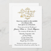 夢は本当に真来の結婚式招待状 招待状 (正面/裏面)