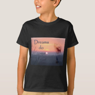 夢は本当のPalominoの馬および日の出を来ます Tシャツ