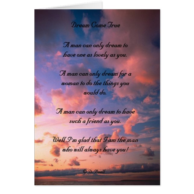 夢は本当を来ます (正面)