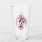 夢は本当を来ます タンブラーグラス (裏面)