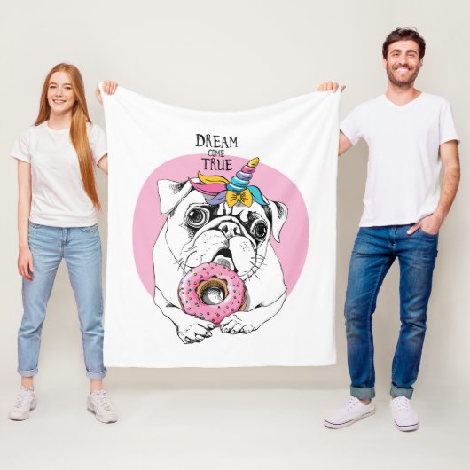 夢は本当を来ます フリースブランケット (インサイチュ)