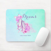 夢は水来色の真のバレエのスリッパ マウスパッド (マウス)