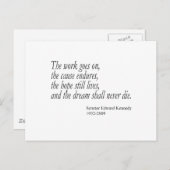 夢は決して死なない… ポストカード (正面/裏面)