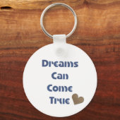 夢は真の来フレーズのキやる気を起こさせるーチェーン キーホルダー (正面)