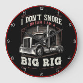 夢は私が大きなリグである ラージ壁時計 (正面)