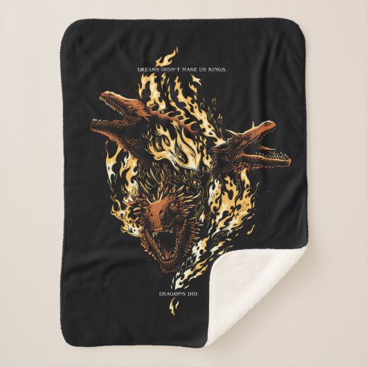 夢は私たちを王にしなかった。ドラゴンがやった。 シェルパブランケット (正面)