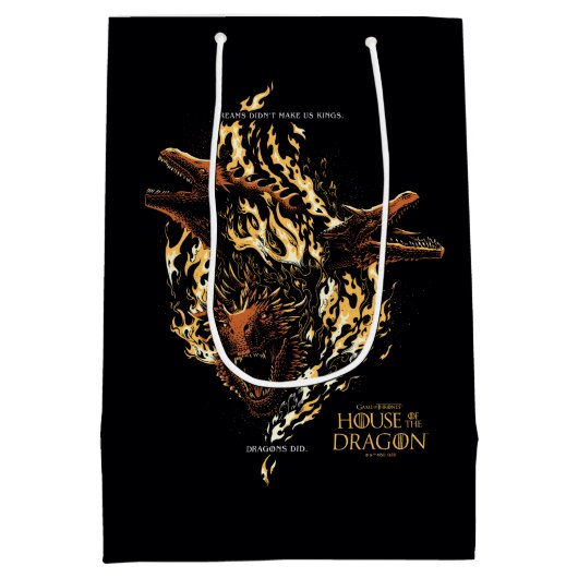 夢は私たちを王にしなかった。ドラゴンがやった。 ミディアムペーパーバッグ (裏面)