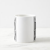 夢は繰り返しのマグに勝ちます コーヒーマグカップ (中央)