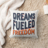 夢は自由を煽った クッション (ブランケット)