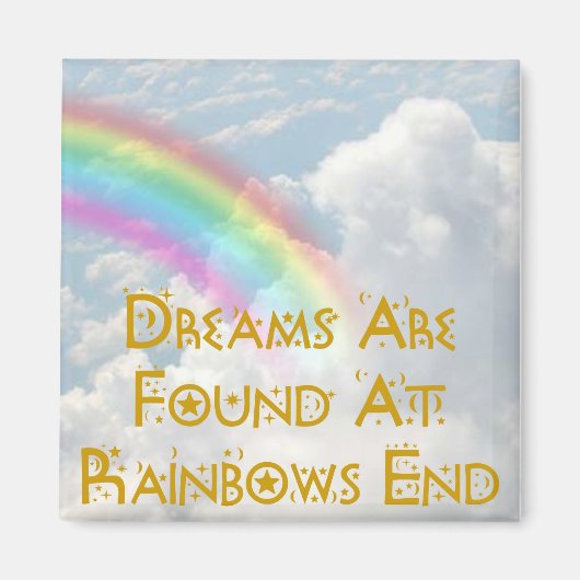 夢は虹の終点で見つかる マグネット (正面)