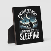 夢は誰もが眠っているときに作られる フォトプラーク (正面)