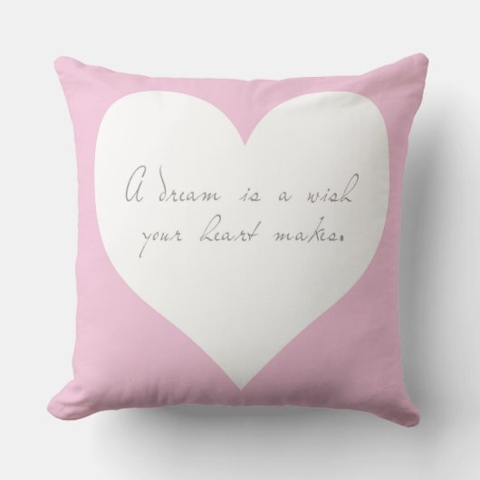 夢は願いの枕です クッション (正面)