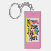 「夢へようこそ」 キーホルダー (正面左)