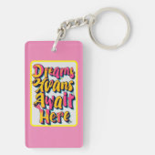 「夢へようこそ」 キーホルダー (裏面)