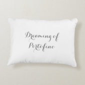 夢みるようでロマンチックなPortofinoのイタリアの枕 アクセントクッション (裏面)