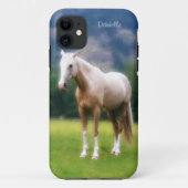 夢みるようで柔らかいPalominoの馬によって絵を描かれる一見 Case-Mate iPhoneケース (裏面)