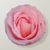 夢みるようなバラの円形の装飾用クッション ラウンドクッション (裏面)