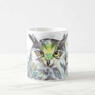 夢みるようなフクロウのコーヒー・マグ コーヒーマグカップ