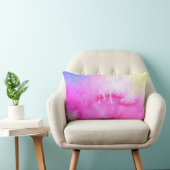 夢みるような水彩画 ランバークッション (椅子)