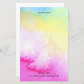 夢みるような水彩画 便箋 (正面/裏面)